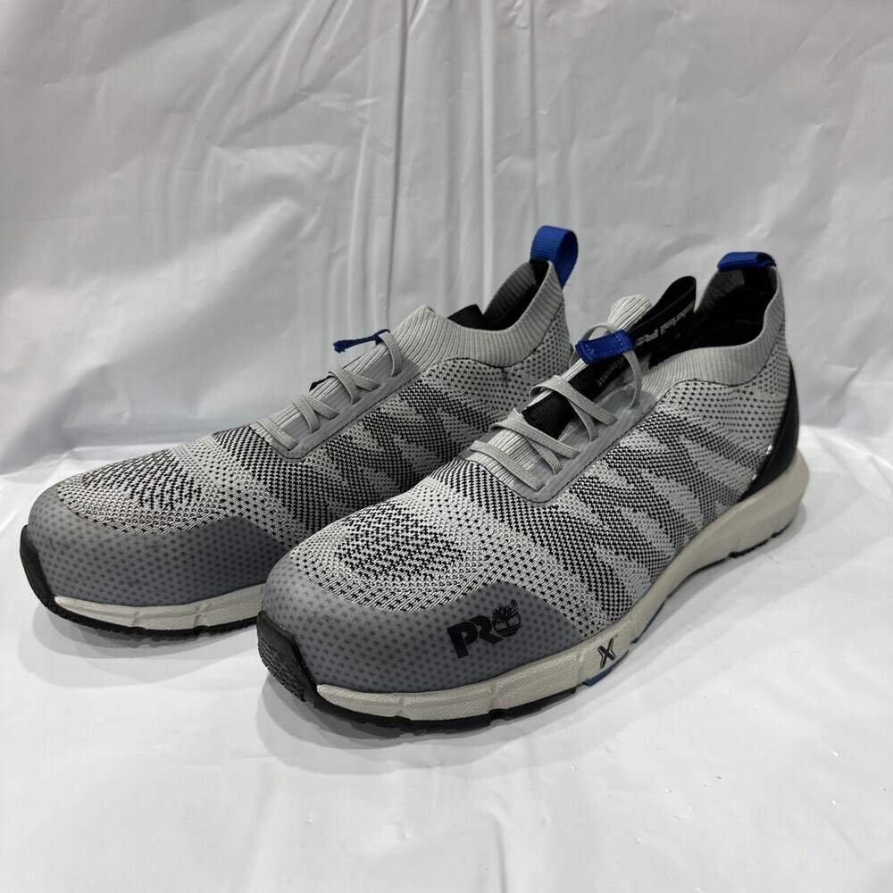 Timberland Pro Radius TB1A2N3E065 Men's US 9.5 Gray Safety Toe Work Shoes EBS870